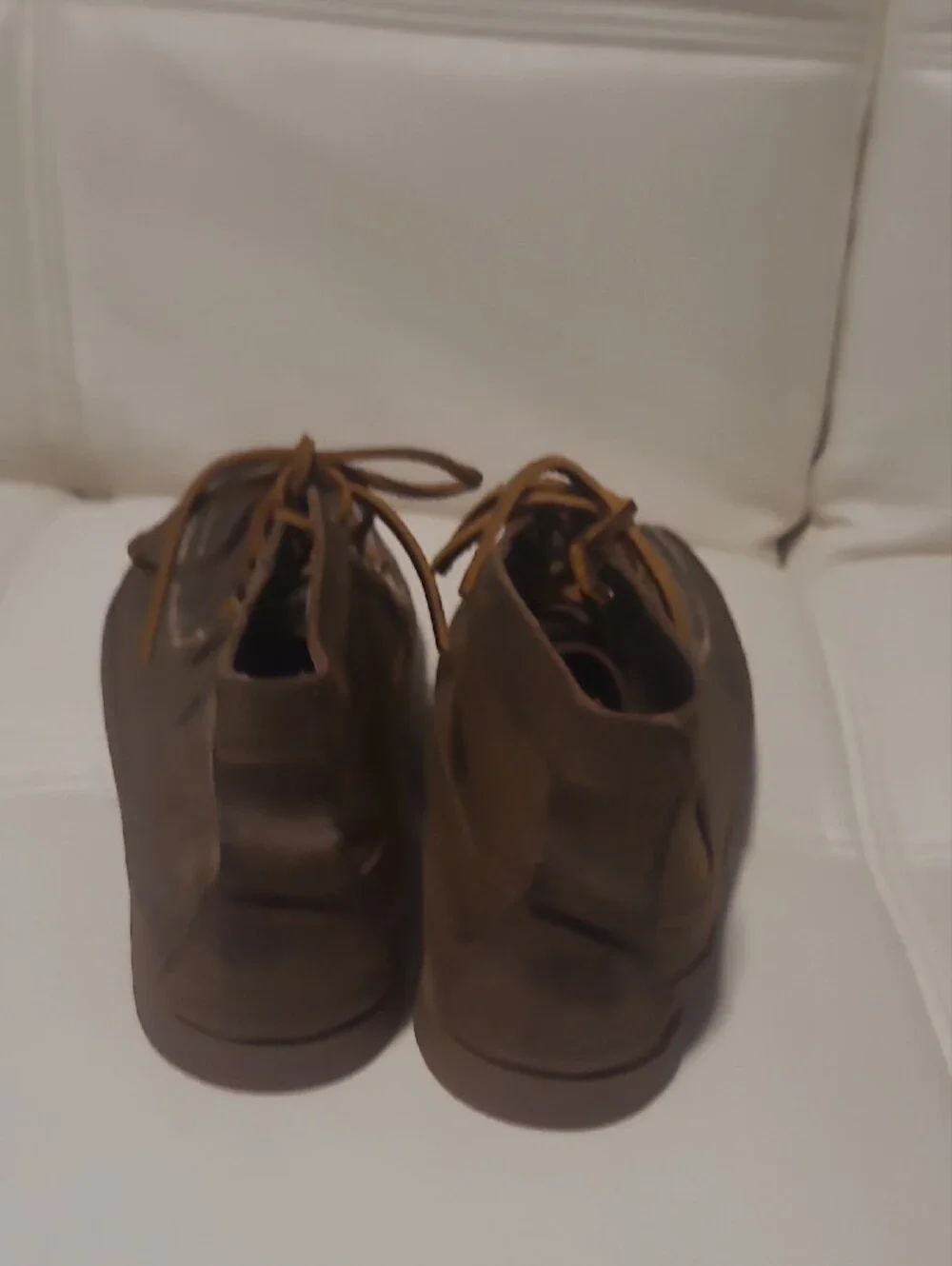 Men's Sperry Top Sider Brown Leather Lace-Up Moc Toe Shoes